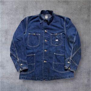 Lee Blue Denim Workwear Jacket Vintage 1970s
